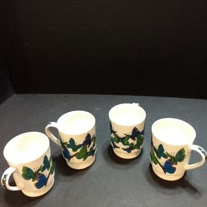 4-Vintage 1970's Takahashi S.F. Coffee Cups